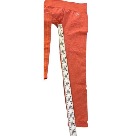 Gym Shark - 3 Pc Bundle - Womens Hoodie Leggings Shades of Orange Workout Sporty - Picture 13 of 15